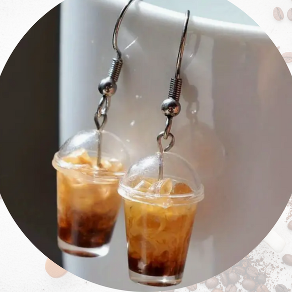 Iced Coffee Earrings