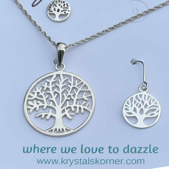 Sterling Silver Tree of Life Sterling Silver Necklace