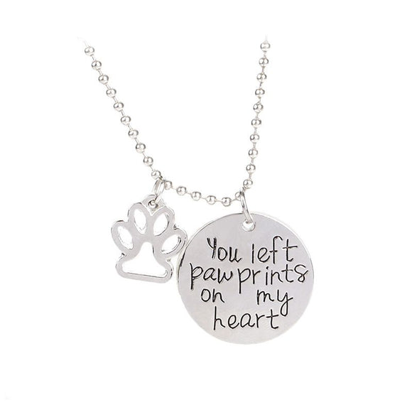 Pet Lovers Necklace with saying 